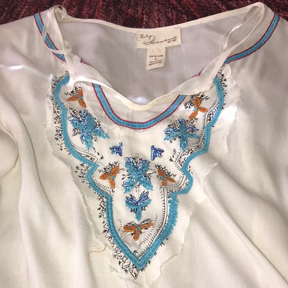 VINTAGE HAVANA BOHO TOP - Picture 2 of 5